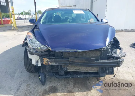 2013 Hyundai Elantra Gls from USA, damaged, VIN 5NPDH4AE5DH446875